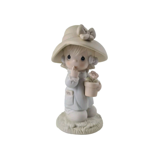 Precious Moments Enesco 106836 "Happy Birthday Poppy" 1987 Porcelain Figurine