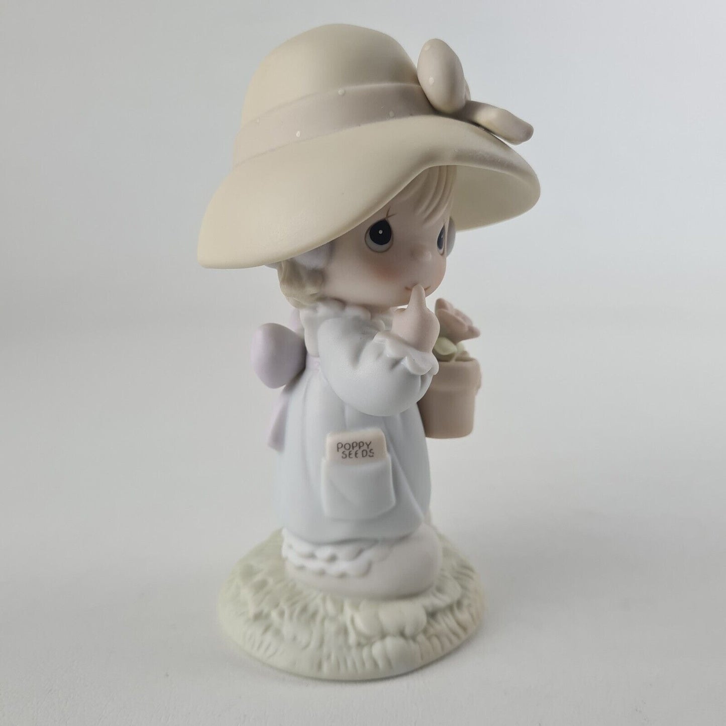 Precious Moments Enesco 106836 "Happy Birthday Poppy" 1987 Porcelain Figurine