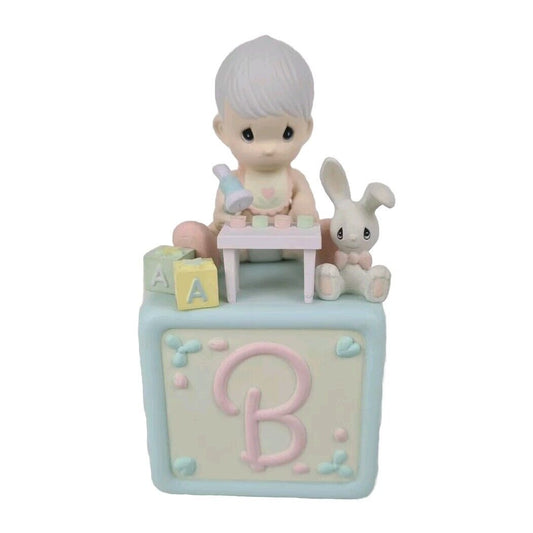 Precious Moments 580163 "Playtime Mini Action Musical" Little Builder Figure