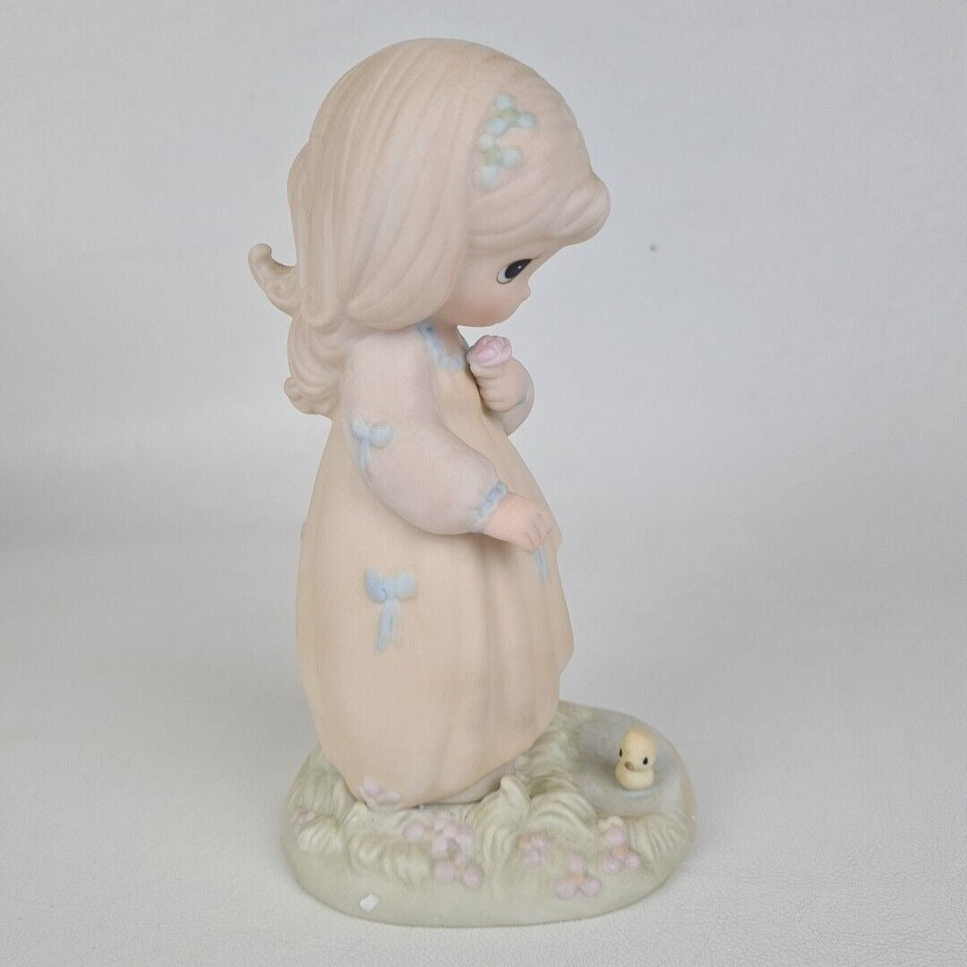 Precious Moments 12076 Summer's Joy Collectible Porcrlain Figurine Vintage