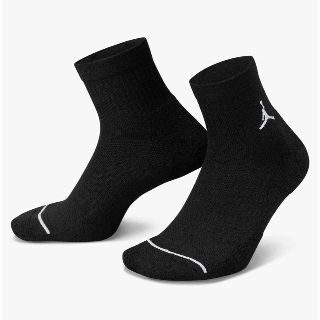 🚨Nike Jordan Everyday Ankle Socks Men 3 Pairs Black Sportswear DX9655 010 SZ XL