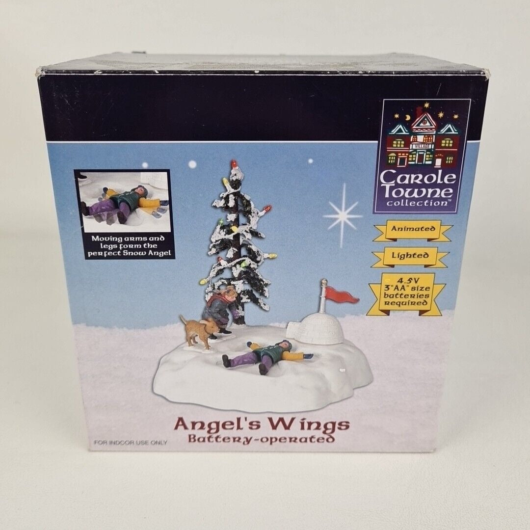 Lemax 111772 Christmas Angel's Wings Animated and Lighted Table Accent Works