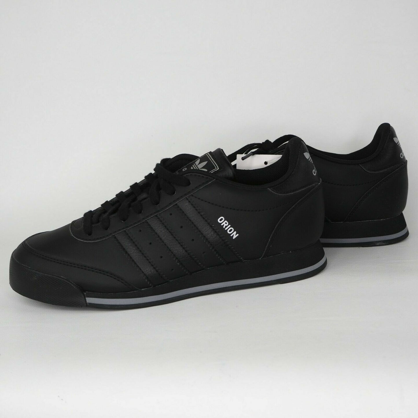 Adidas Orion 2 Junior Q33059 Boys Shoes Running Sneakers Black Leather Sz 5.5