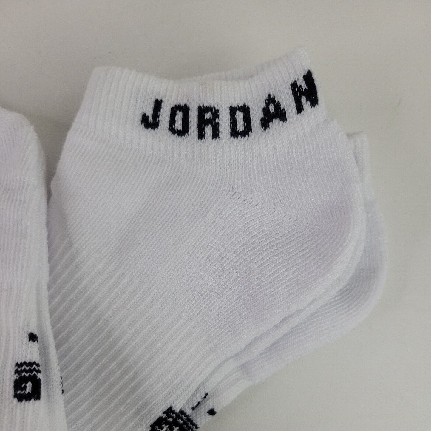 Nike Jordan Everyday No Show 3 Pack Socks DX9656 100 Dri-Fit White Men Size L