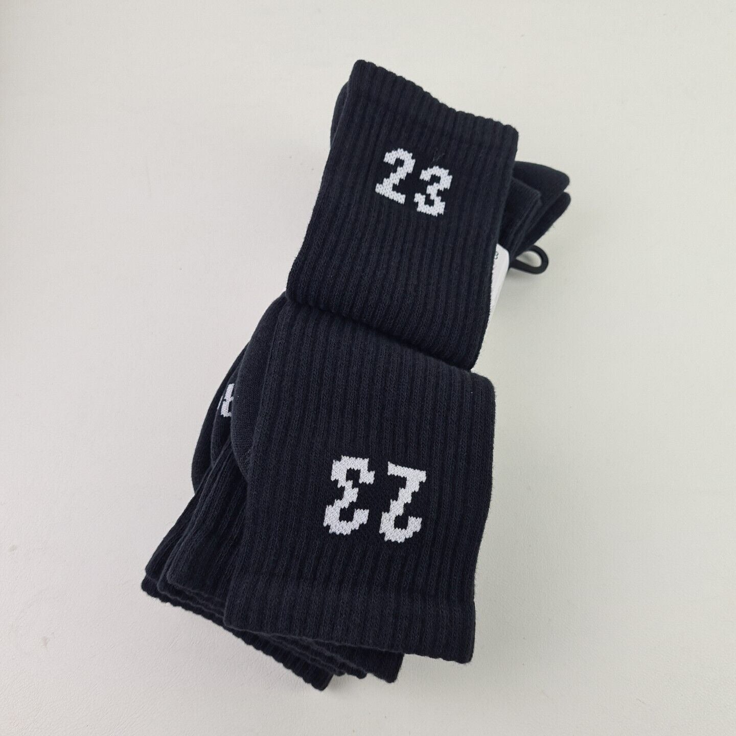 Nike Jordan Essential Crew 3 Pack Men Socks Black DA5718 010 Dri-Fit Sz L8-12