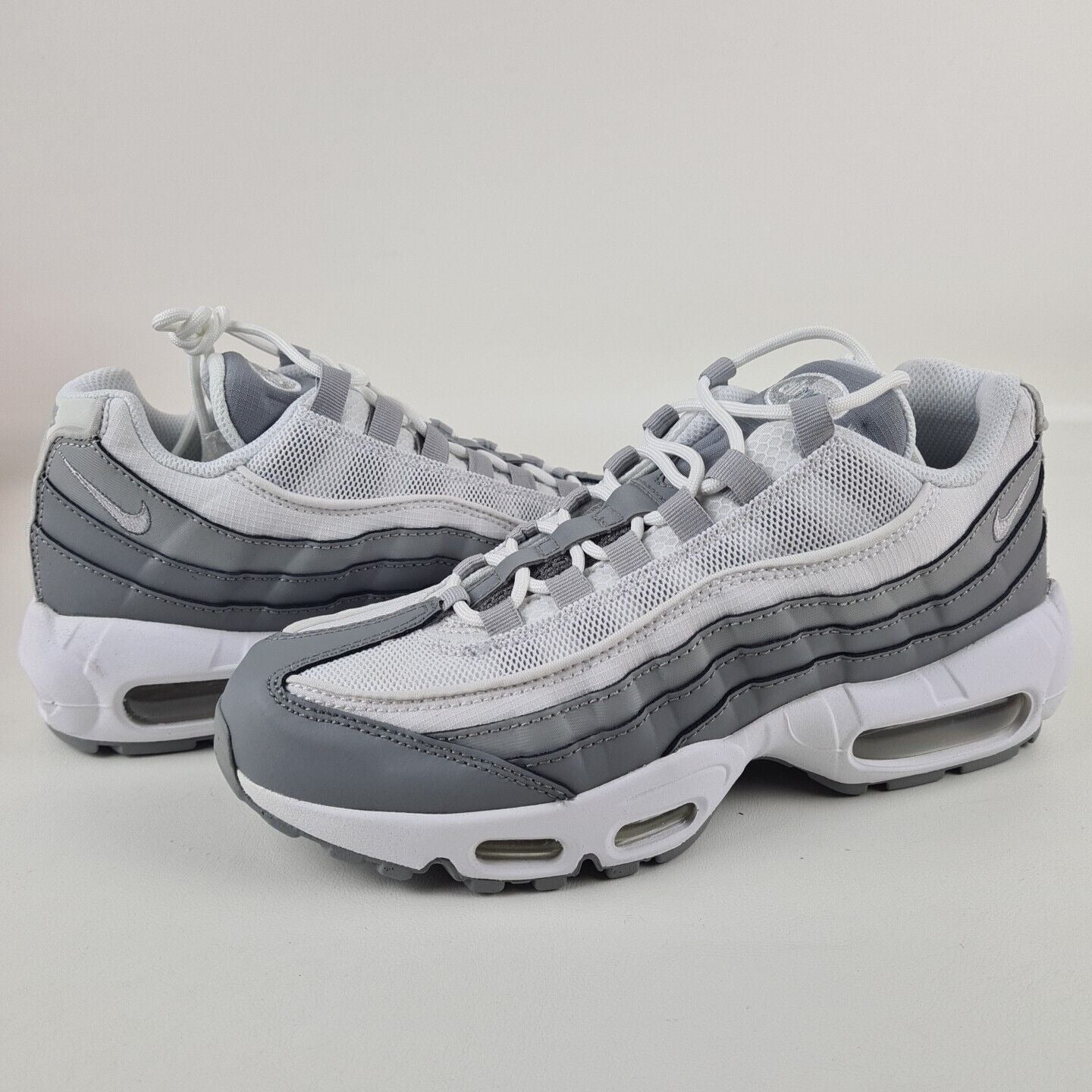 Nike Air Max 95 White Grey CT1268 001 Men Shoes Sneakers Shoes Athletic SZ 6