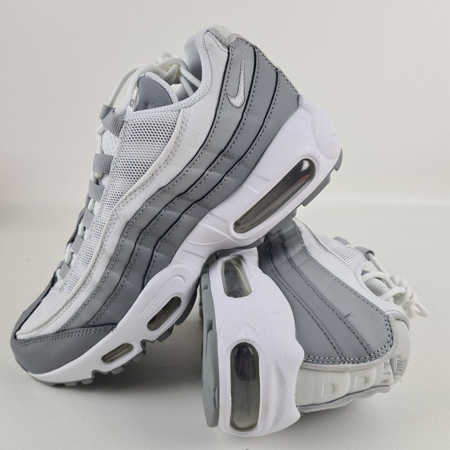 Nike Air Max 95 White Grey CT1268 001 Men Shoes Sneakers Shoes Athletic SZ 6