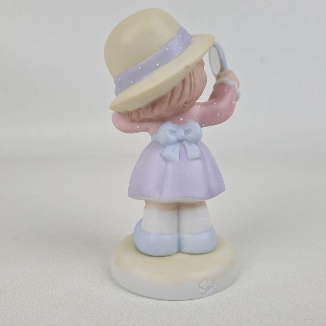 Precious Moments 730238 I'm A Reflection Of Your Love Girl Porcelain Figurine