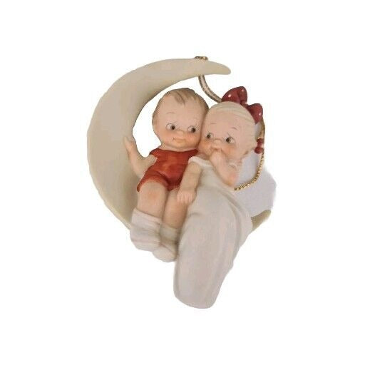 Memories Of Yesterday 524794 Moontruck Boy And Girl Christmas Ornament Vintag