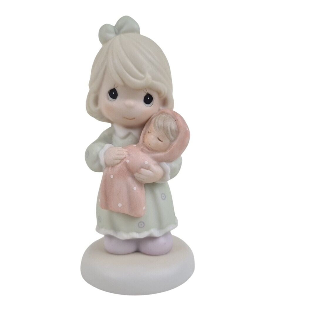 Precious Moments 139505 All Things Grow with Love Mom & Baby Porcelain Figure