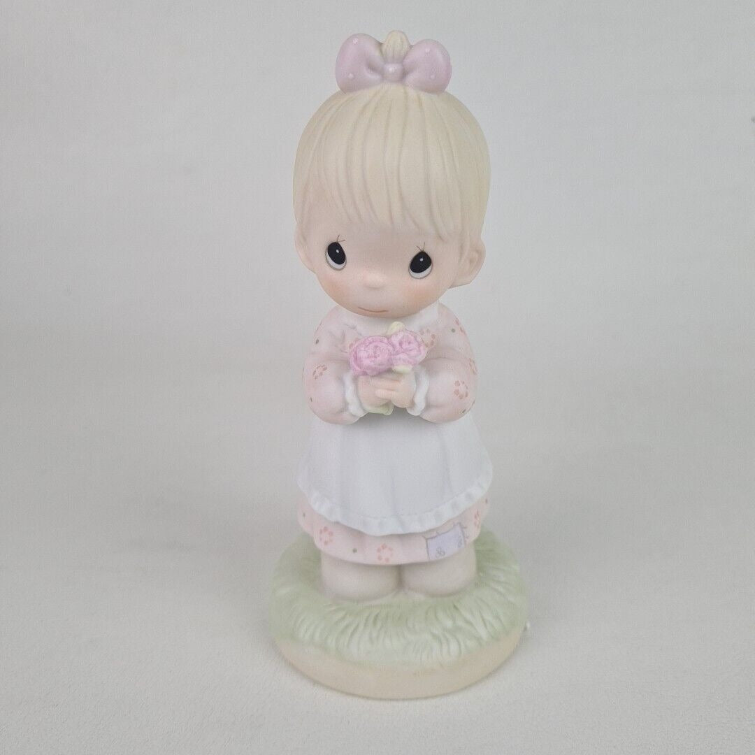 Precious Moments Vintage 112143 "Mommy I love You" Porcelain Figurine Vintage