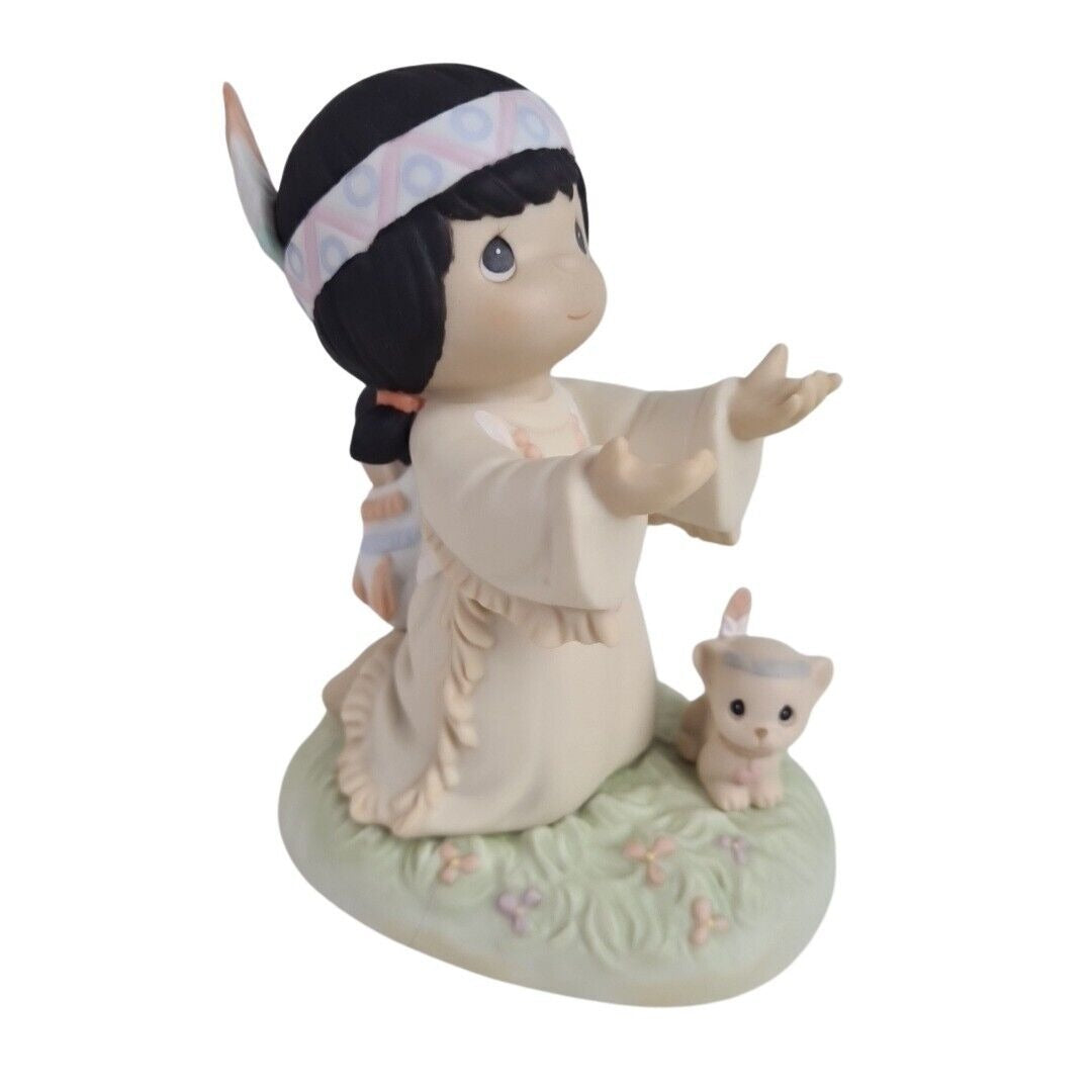 Precious Moments 354406 A Prayer Warriors Faith Can Move Mountains Figurine