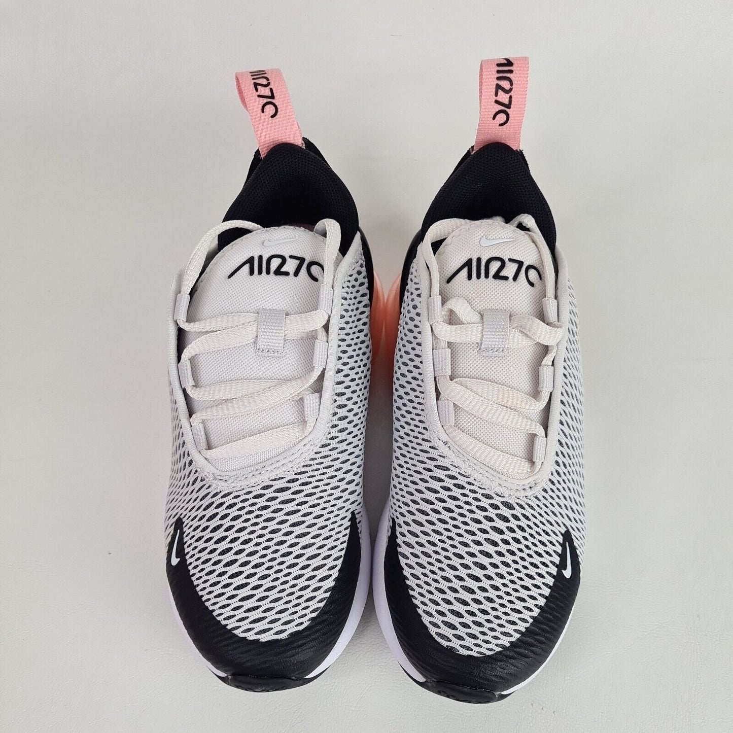 Nike Air Max 270 PS White Black LITTLE KIDS Shoes AO7440 005 Running Size 12 C