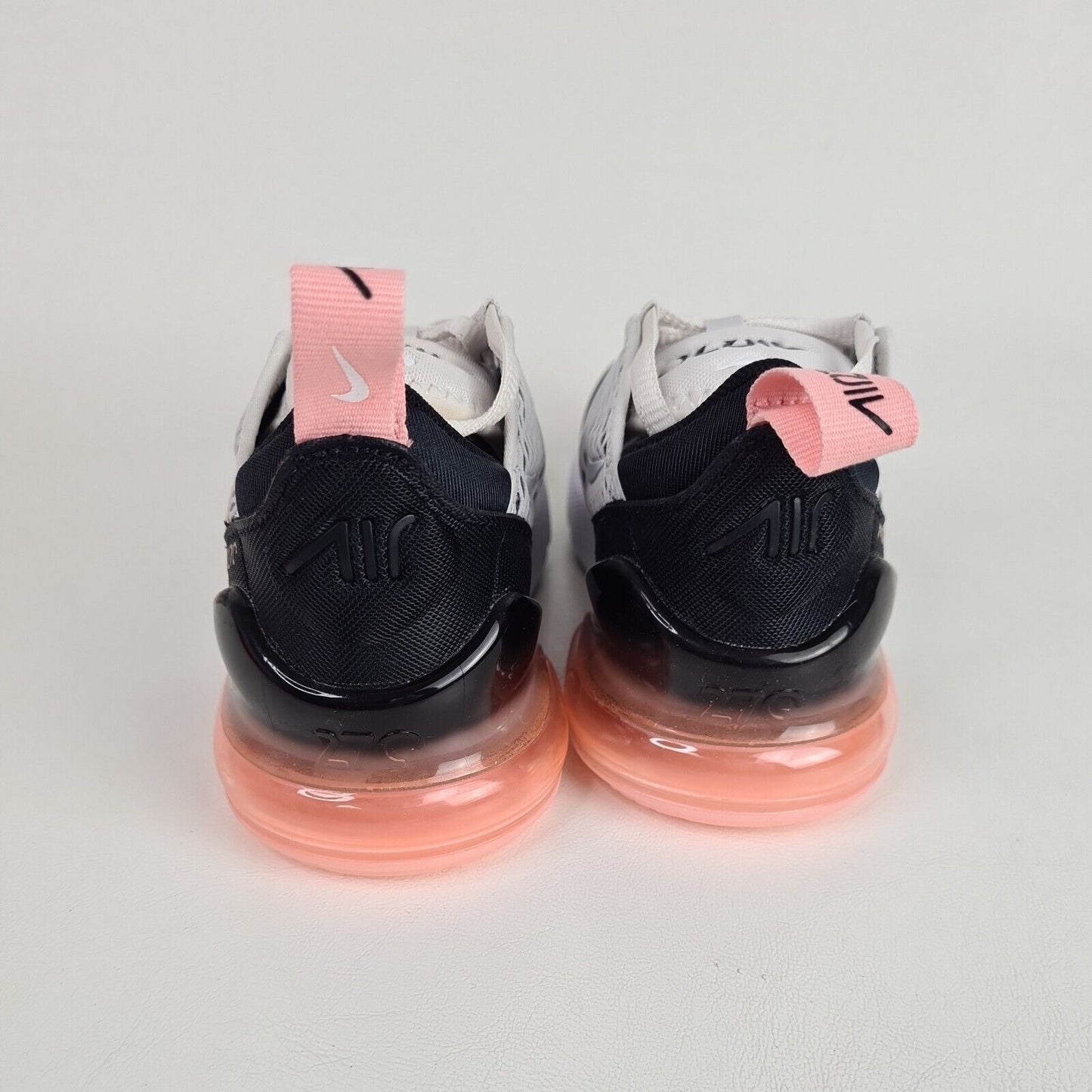 Nike Air Max 270 PS White Black LITTLE KIDS Shoes AO7440 005 Running Size 12 C