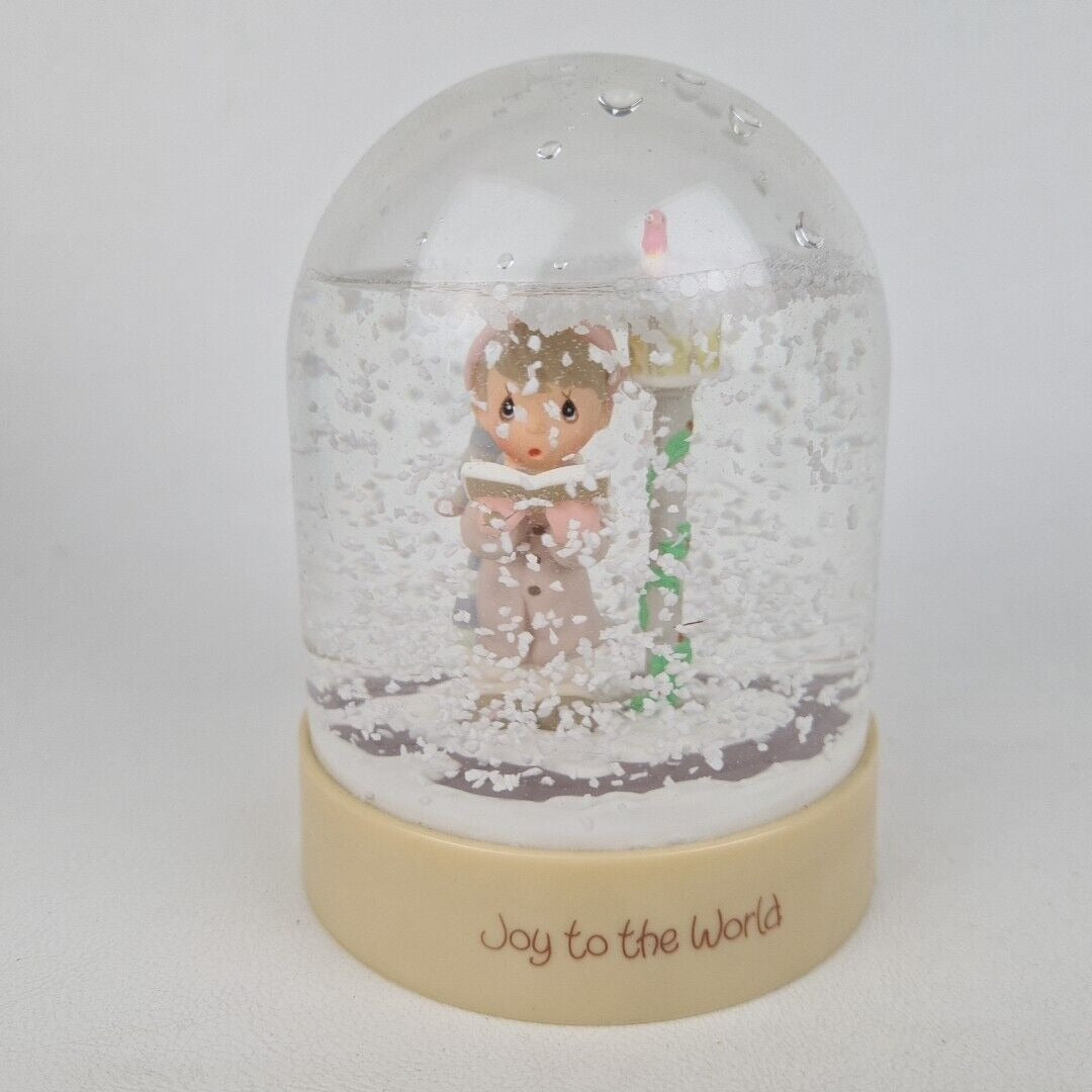 Precious Moments E8767 "Joy To The World" Show Dome Figurine Vintage