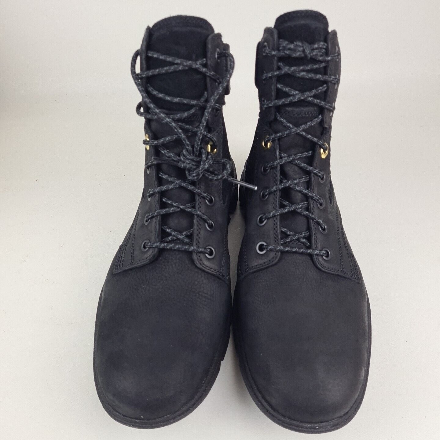 Timberland Eagle Bay Leather Boots Military Black Men TB0A1JRS Hiking Size 10