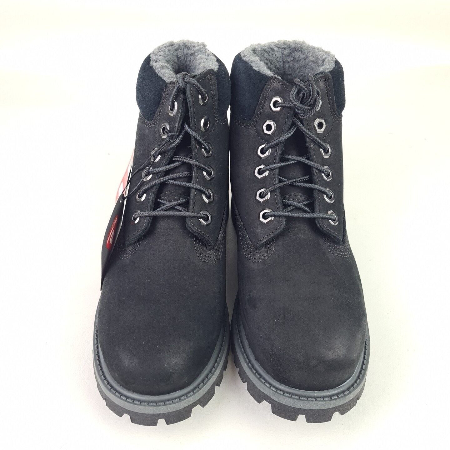 Timberland 6 In Classic TB0A118 Boot Nubuck Black LITTLE KIDS Waterproof SZ 2.5