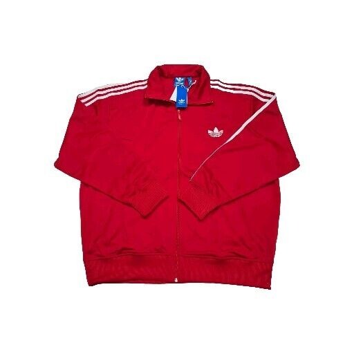 Adidas Adi Firebird Tracktop Men's Red White X46179 Track Jacket Size 2XL