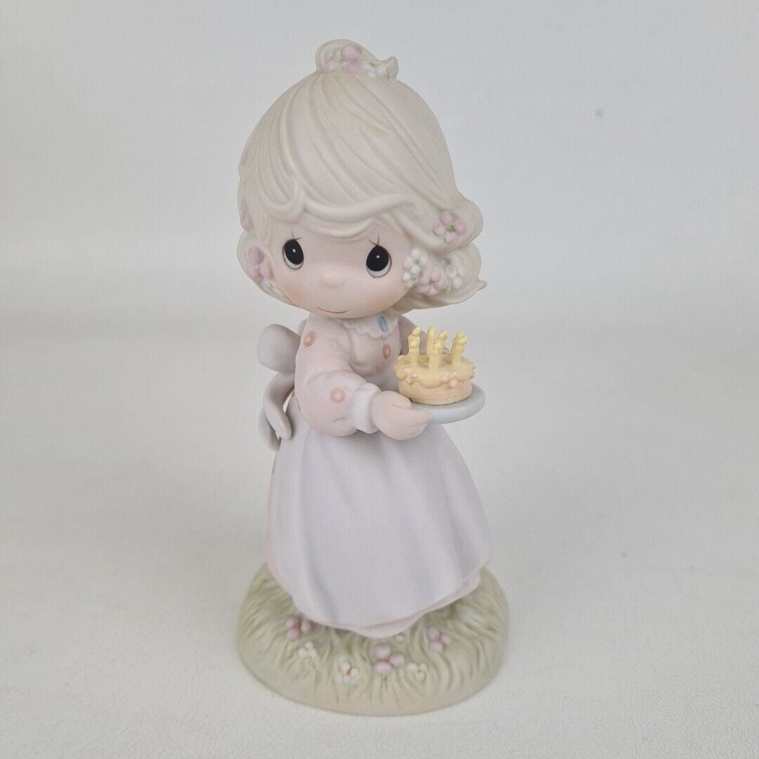 Precious Moments 524301 May Your Birthday Be A Blessing Porcelain Figurine