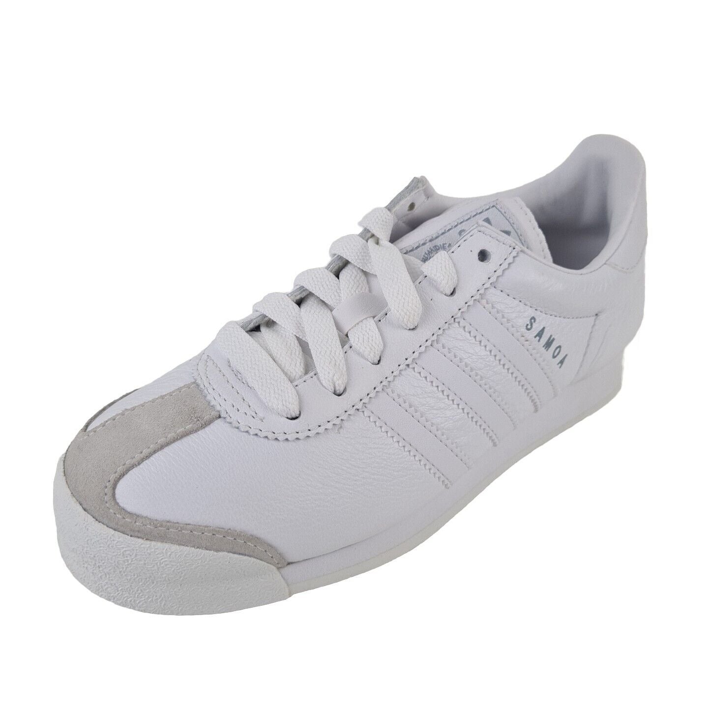 Adidas Samoa Lea Shoes White Originals Leather 133759 Casual Size 4.5 Y = 6 Wmn