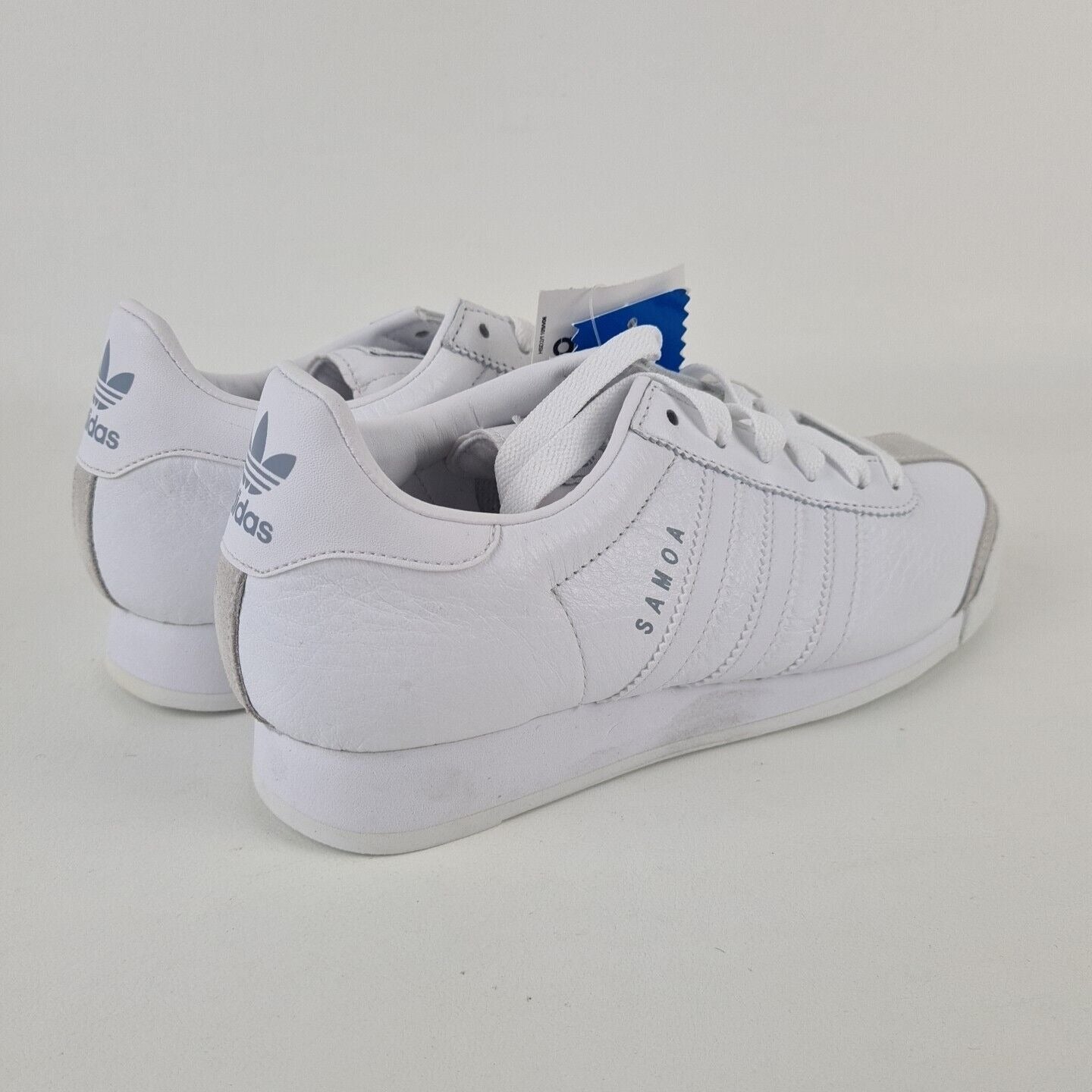 Adidas Samoa Lea Shoes White Originals Leather 133759 Casual Size 4.5 Y = 6 Wmn