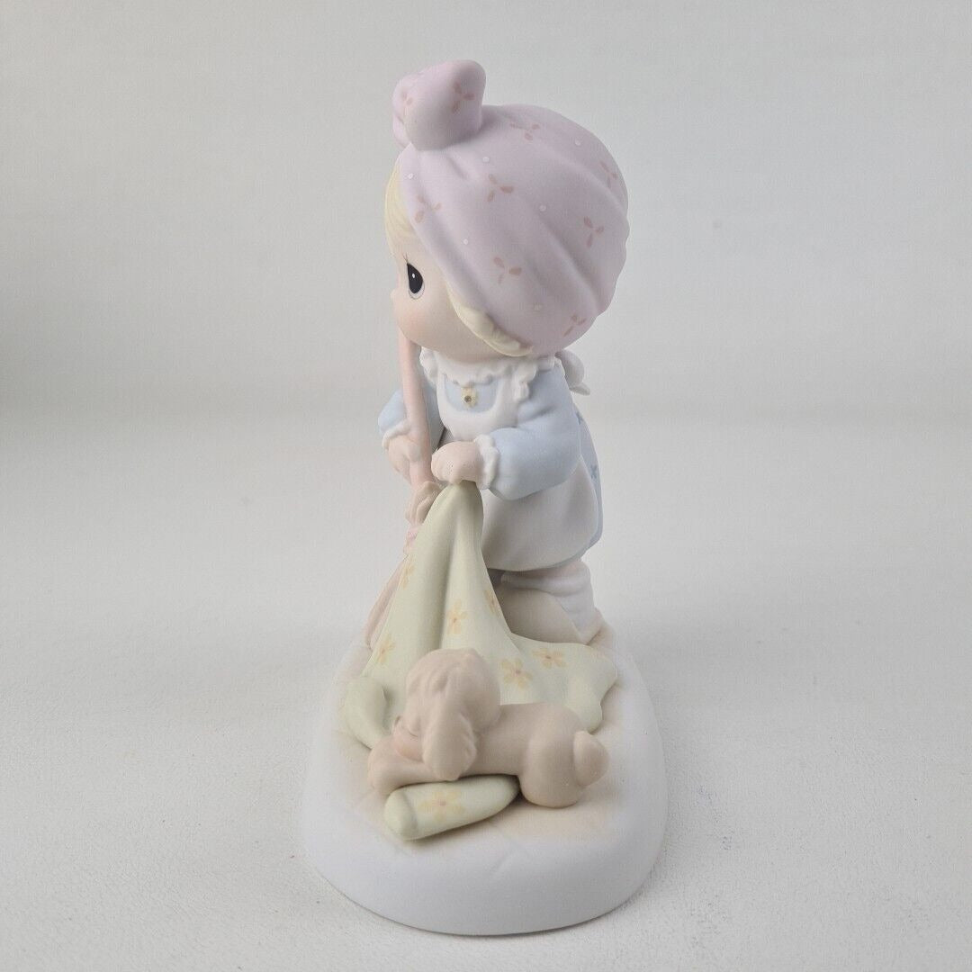 Precious Moments 521779 "Sweep All Your Worries Away" Porcelain Figurine