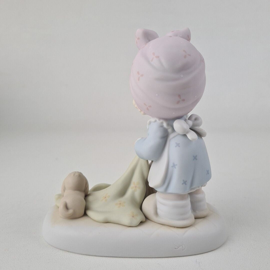 Precious Moments 521779 "Sweep All Your Worries Away" Porcelain Figurine