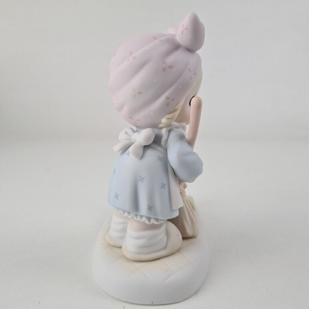 Precious Moments 521779 "Sweep All Your Worries Away" Porcelain Figurine