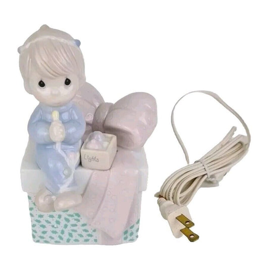 Precious Moments 435406 "May Your Christmas Be Delightful" Nightlight Figure