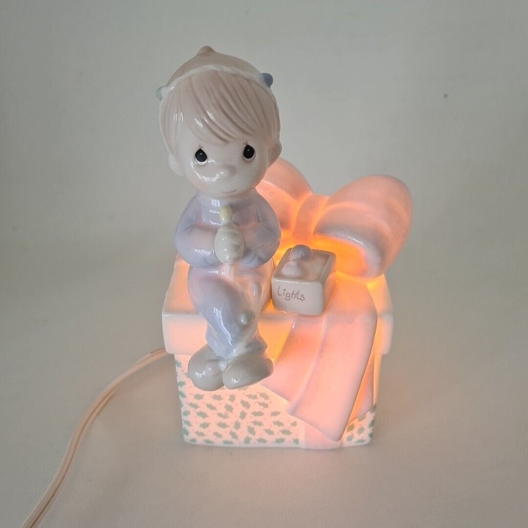 Precious Moments 435406 "May Your Christmas Be Delightful" Nightlight Figure