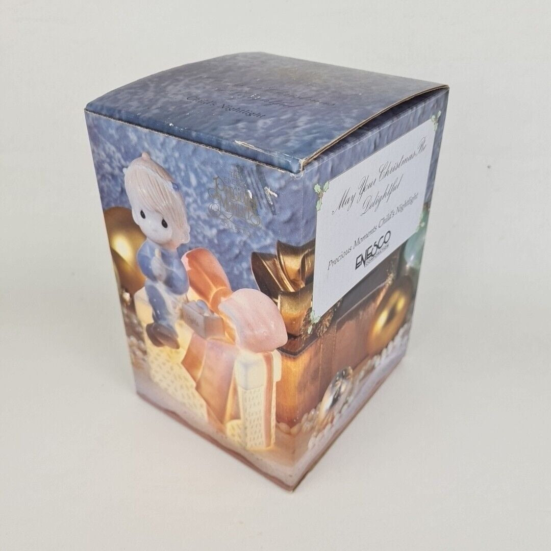 Precious Moments 435406 "May Your Christmas Be Delightful" Nightlight Figure