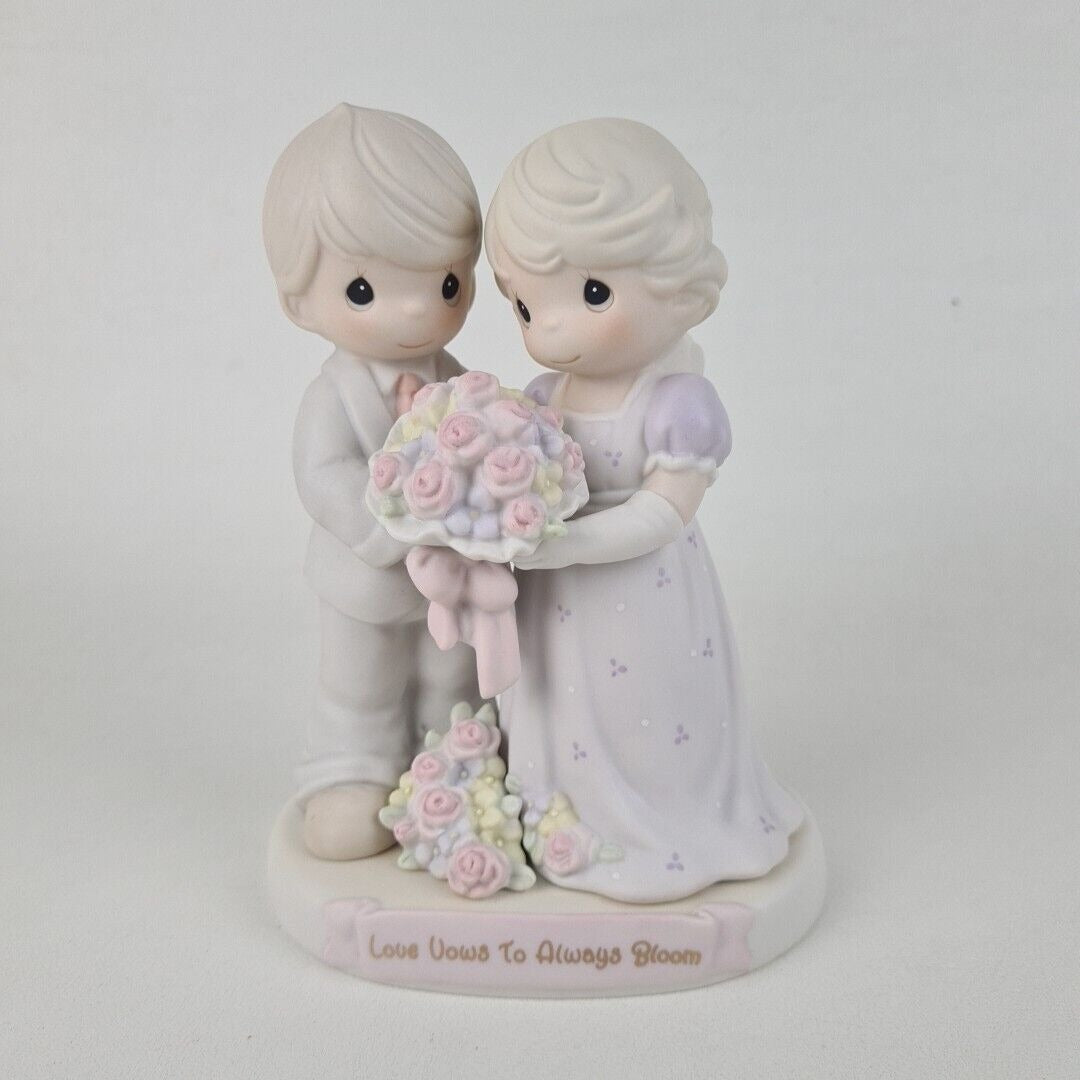 Precious Moments 129097 Love Vows To Always Bloom Porcelain Wedding Figurine