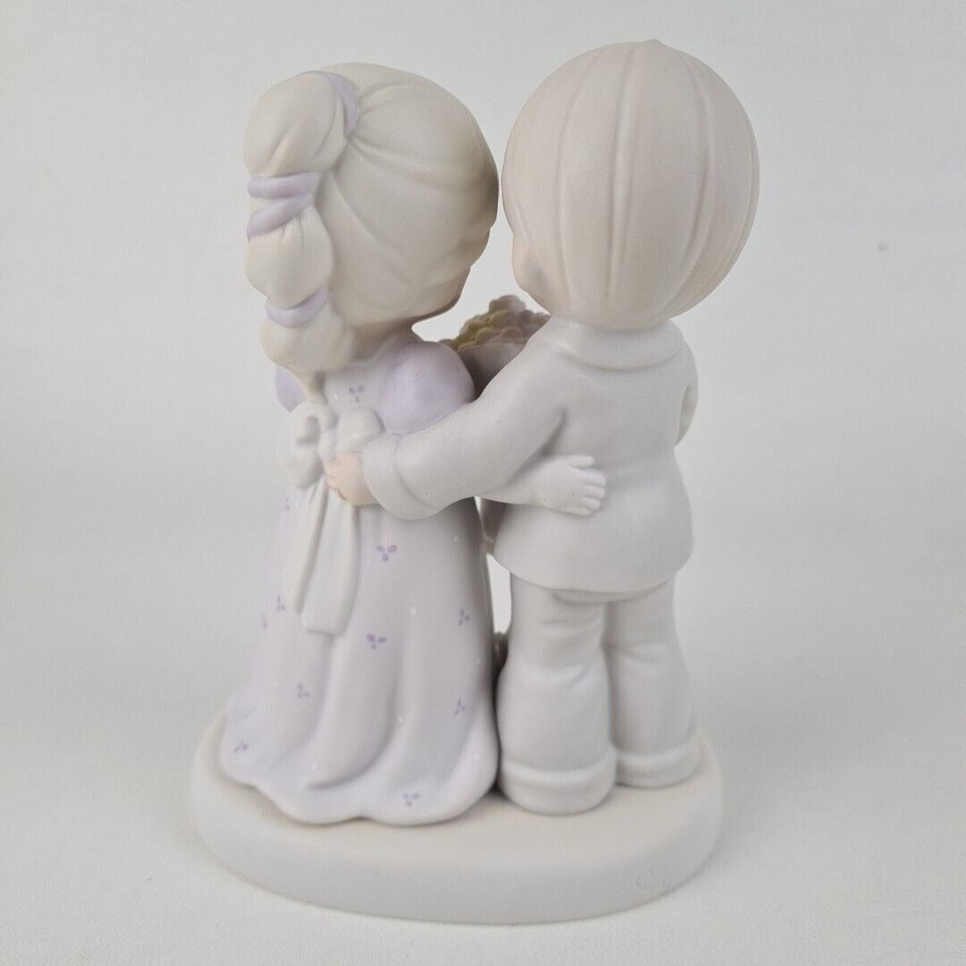 Precious Moments 129097 Love Vows To Always Bloom Porcelain Wedding Figurine