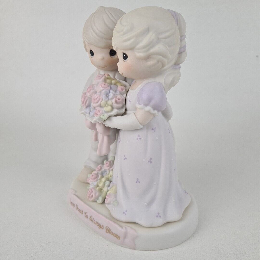 Precious Moments 129097 Love Vows To Always Bloom Porcelain Wedding Figurine