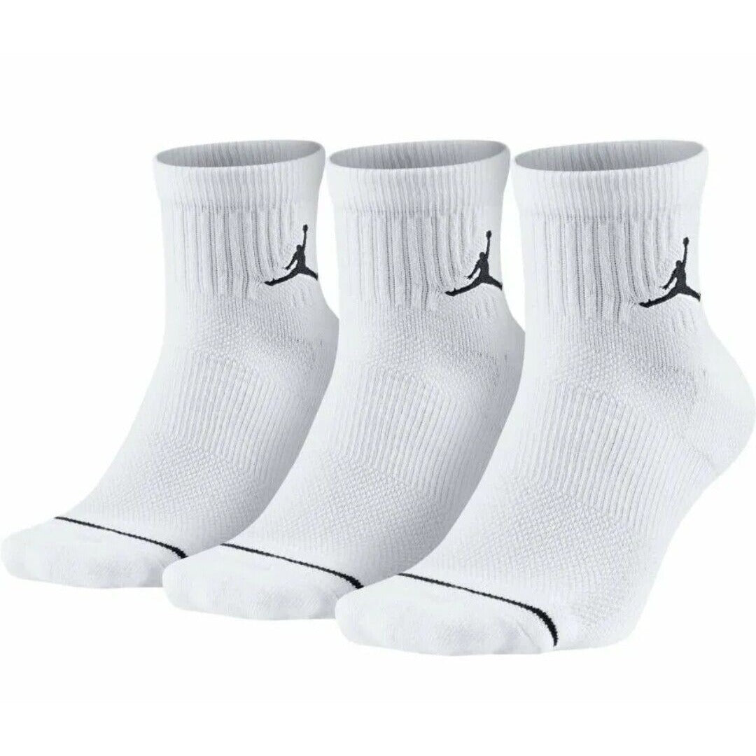 Nike Jordan Everyday Ankle Socks Men 3 Pairs White Sportswear DX9655 100 SZ L