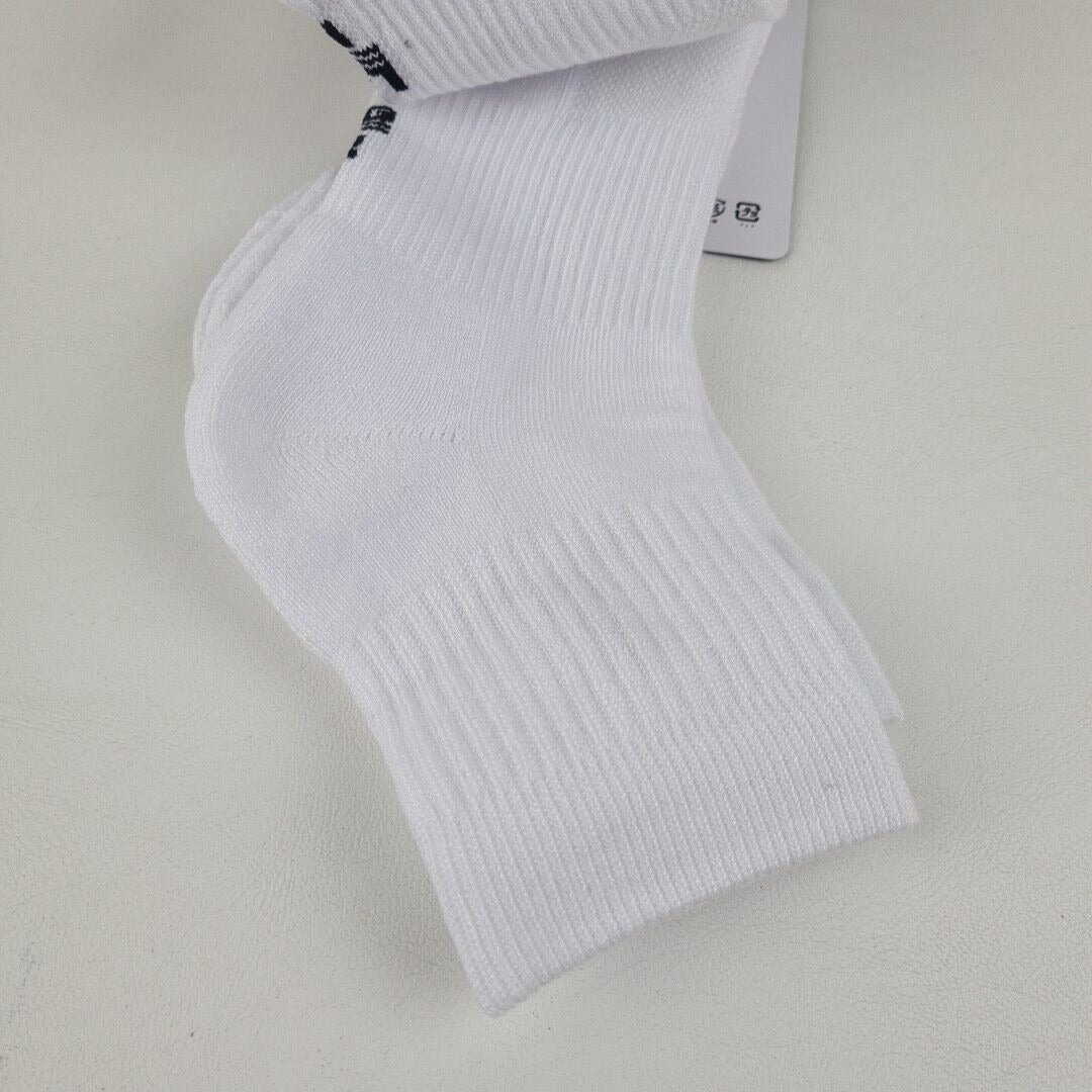 Nike Jordan Everyday Ankle Socks Men 3 Pairs White Sportswear DX9655 100 SZ L