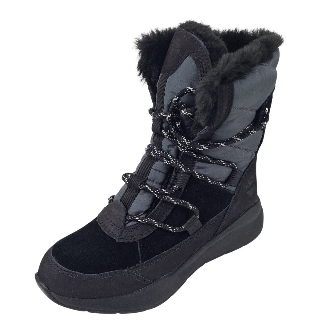 Timberland Boroughs Project Waterproof Mid Women Boot Black 0A2JCC Winter SZ 6.5