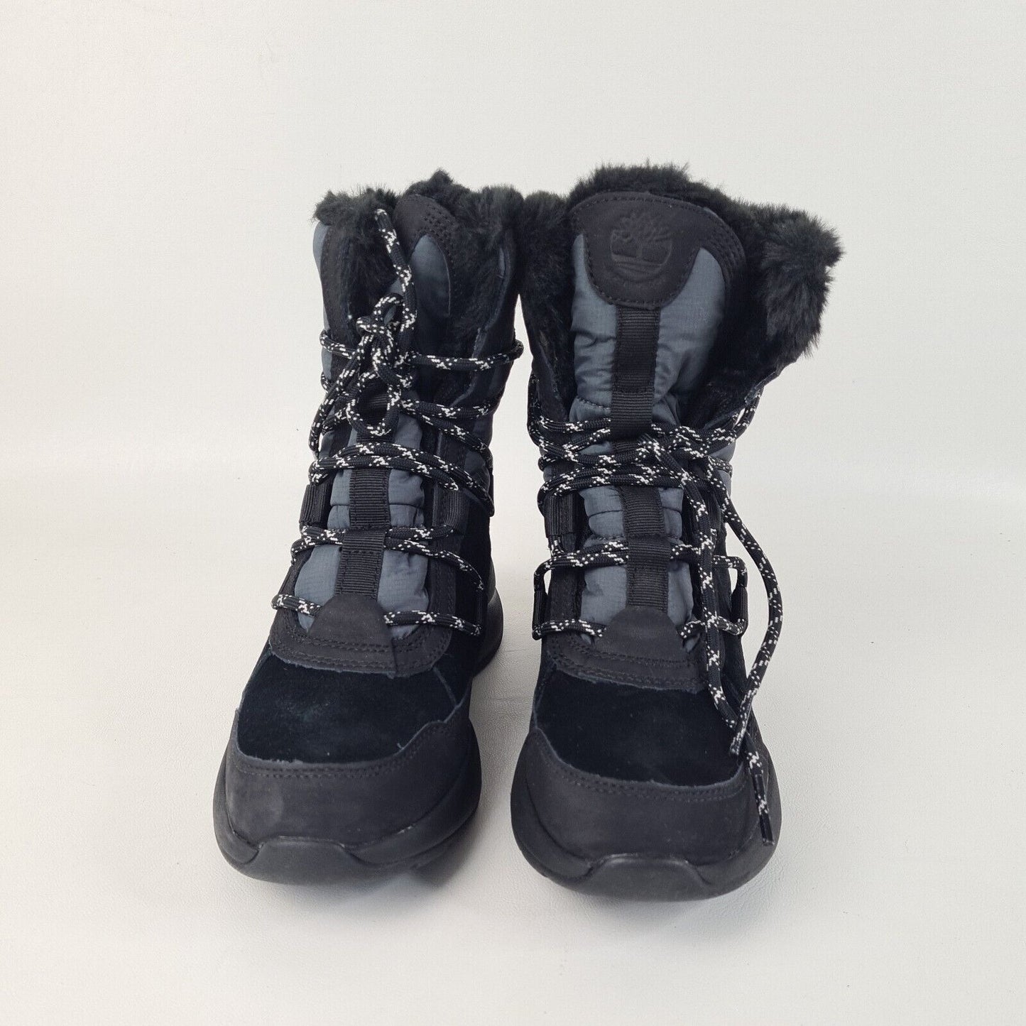 Timberland Boroughs Project Waterproof Mid Women Boot Black 0A2JCC Winter SZ 6.5