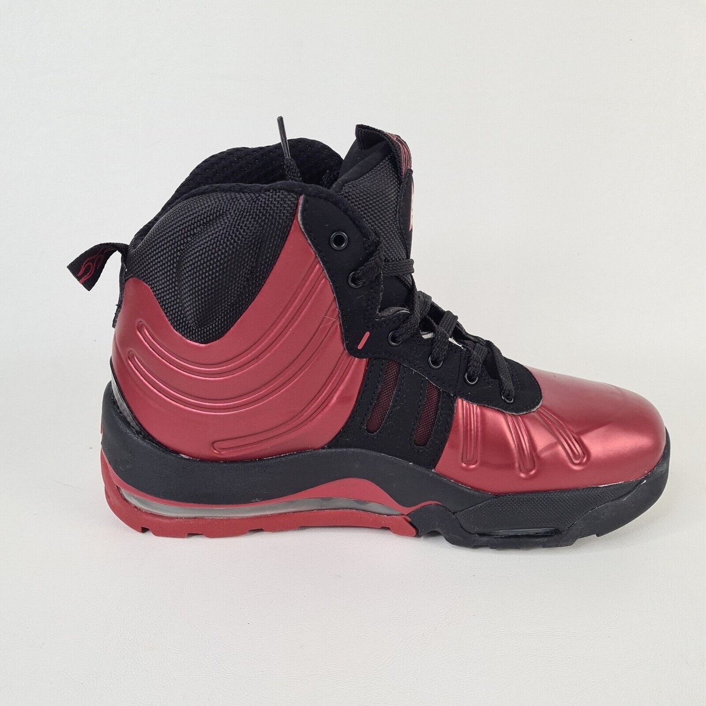 Nike Air Max ACG Bakin Boot Foamposite Red Blk 415116 600 Vintage Boy Size 5Y