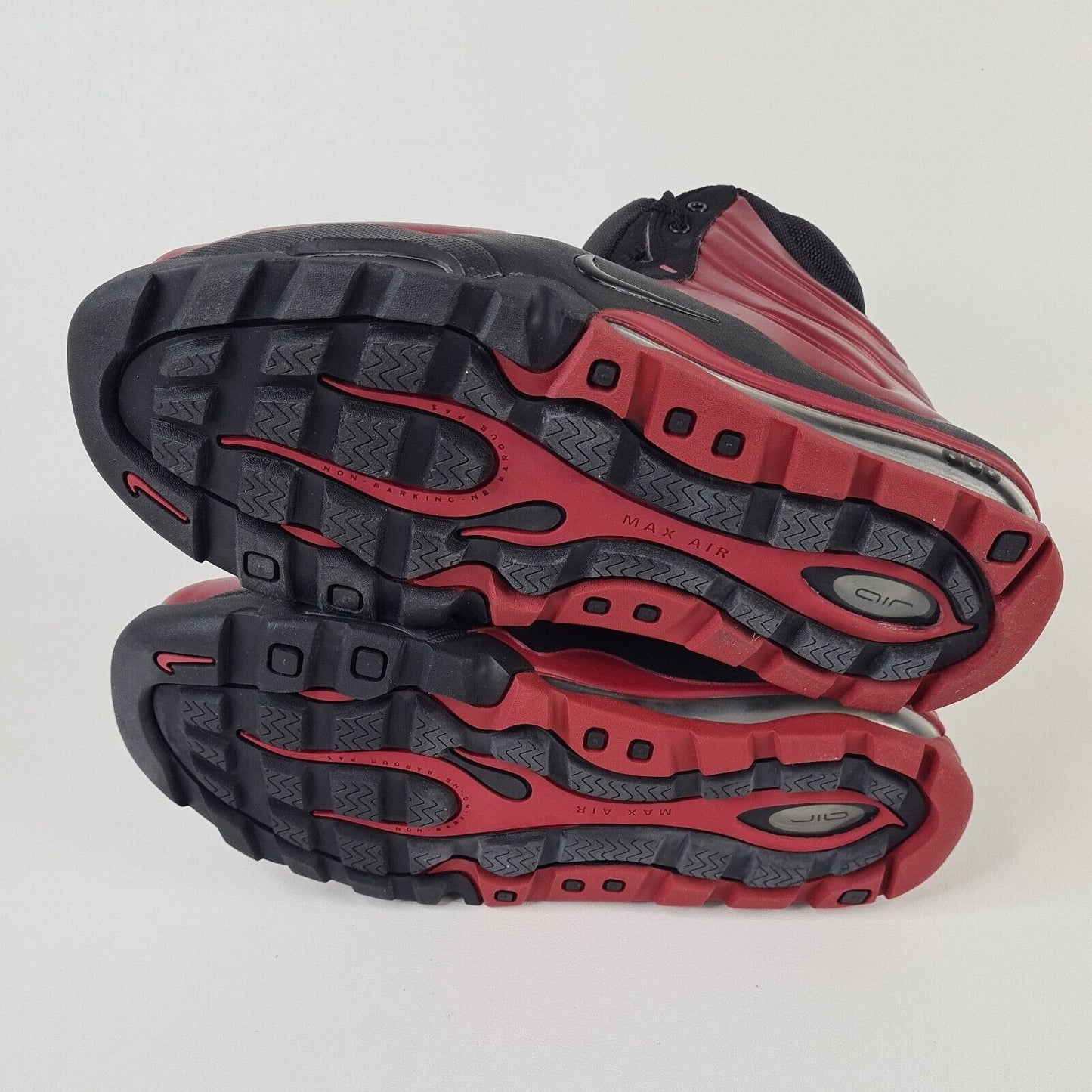 Nike Air Max ACG Bakin Boot Foamposite Red Blk 415116 600 Vintage Boy Size 5Y