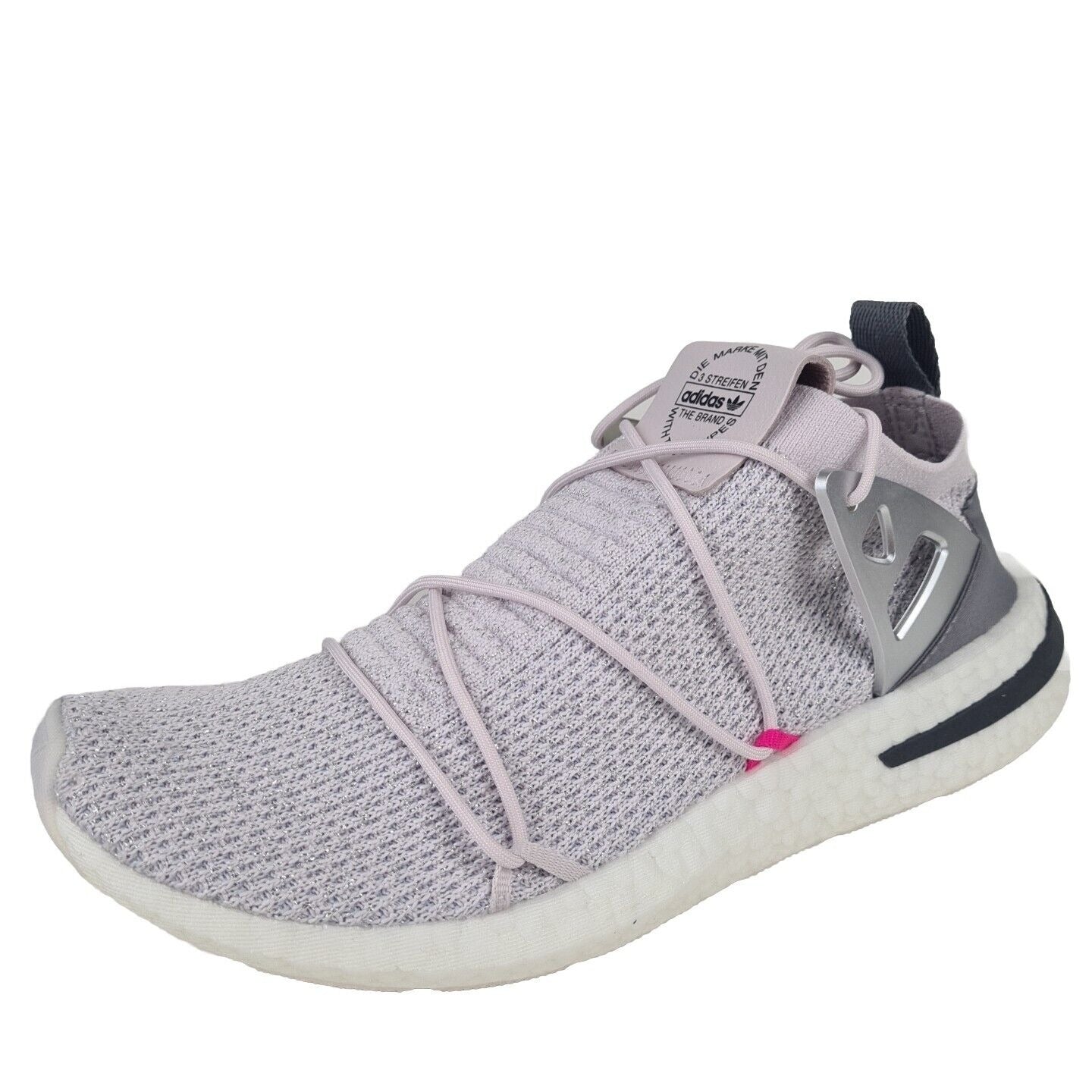 Adidas PrimeKnit ARKYN D96760 Grey Pink Women Running Sneakers Sports Size 6