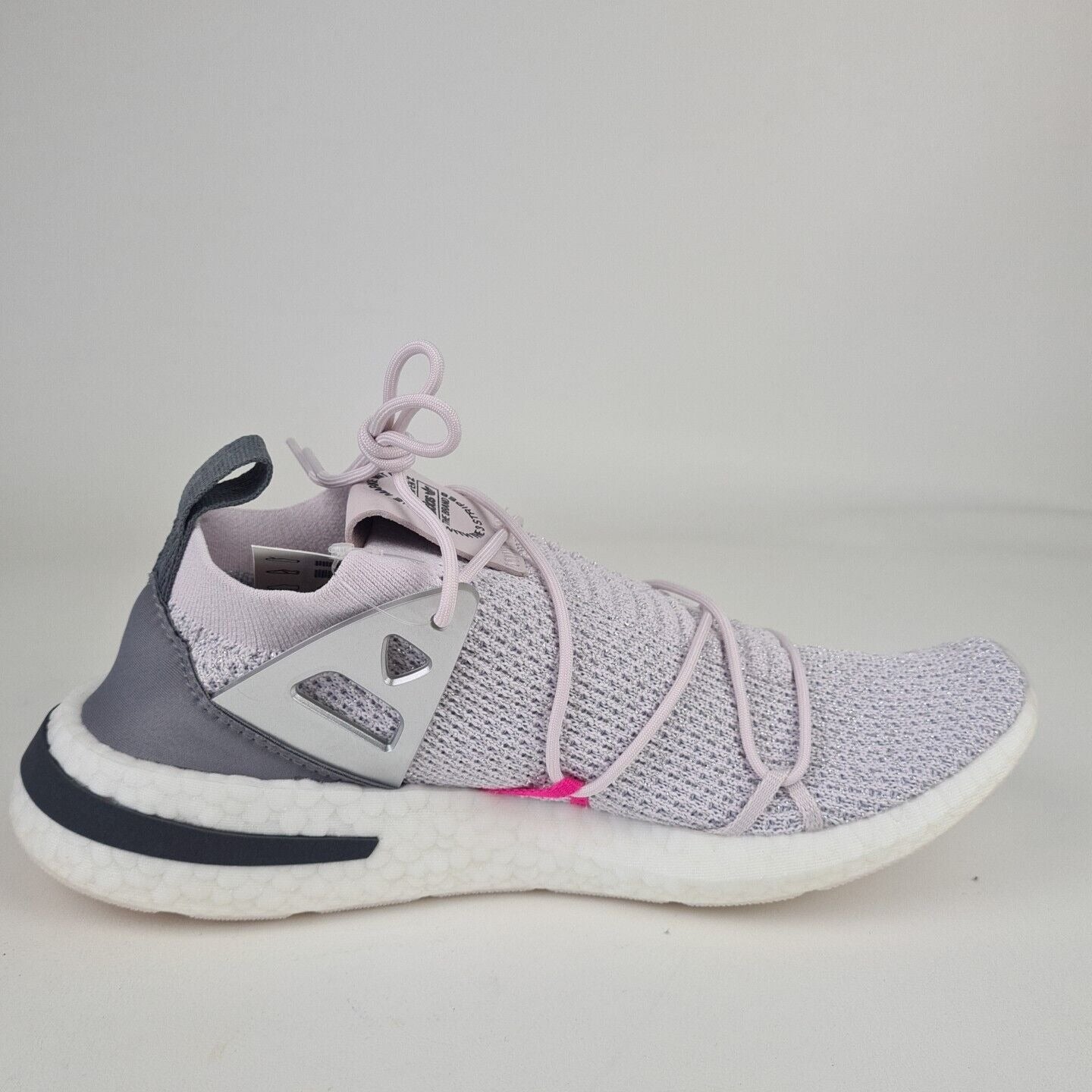 Adidas PrimeKnit ARKYN D96760 Grey Pink Women Running Sneakers Sports Size 6