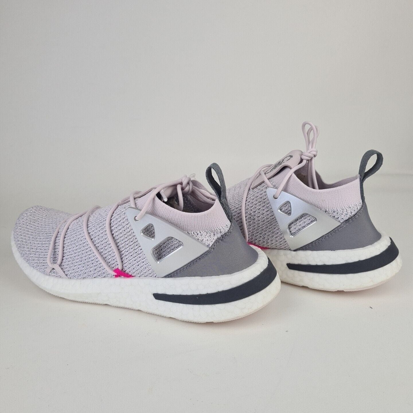 Adidas PrimeKnit ARKYN D96760 Grey Pink Women Running Sneakers Sports Size 6