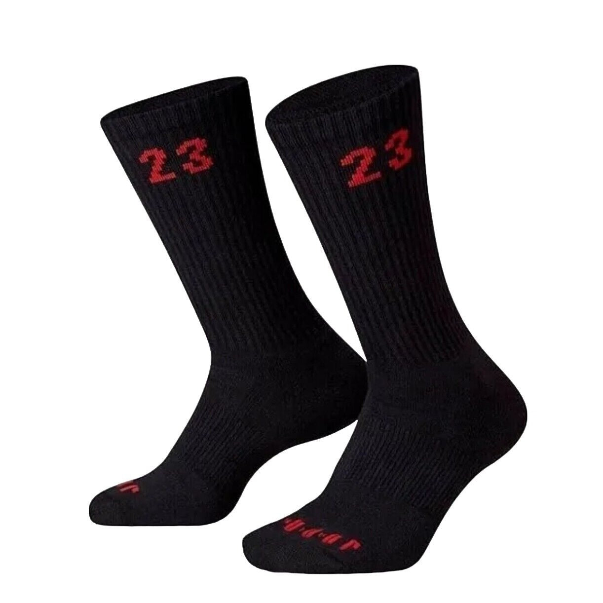 Nike Jordan Essential Crew 3 Pack Men Socks Black DA5718-011 Dri-Fit Sz M 6-8