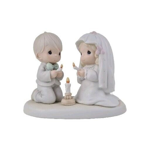 Precious Moments 520837 The Lord is Your Light to Happiness Porcelain Figure