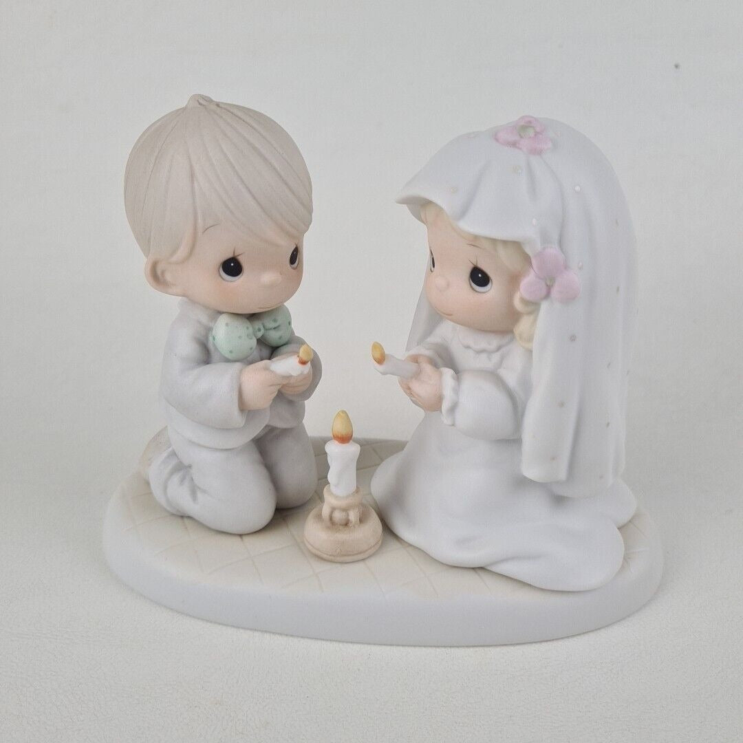 Precious Moments 520837 The Lord is Your Light to Happiness Porcelain Figure