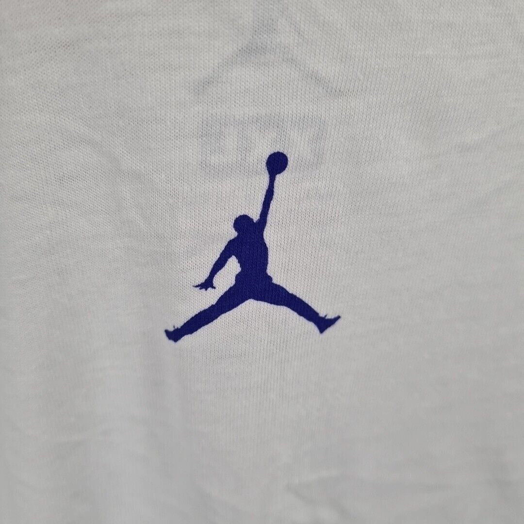 Nike Air Jordan 801601 101 Jumpman Hands Retro Men's T- Shirt White Size 2XL