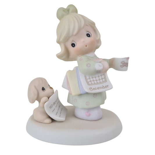 Precious Moments 320714 What Would I do Without You Girl Dog Porcelain Figure