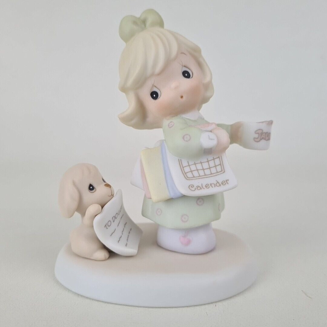 Precious Moments 320714 What Would I do Without You Girl Dog Porcelain Figure