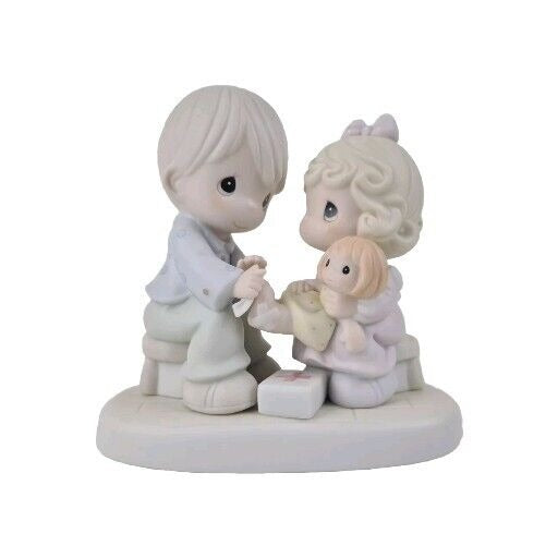 Precious Moments 163597 You Are Always There For Me Porcelain Figure Vintage